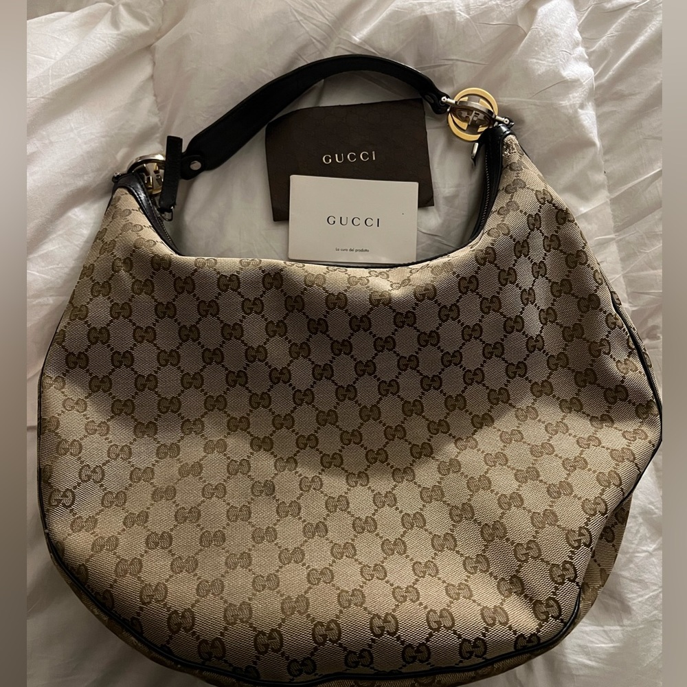 Gucci Vintage Hobo Large Shoulder Bag